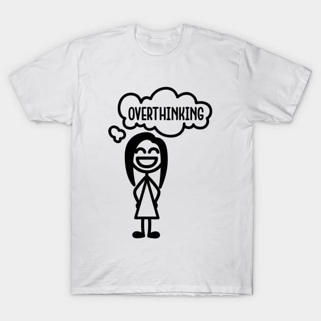 The overthinker T-Shirt by hoddynoddy